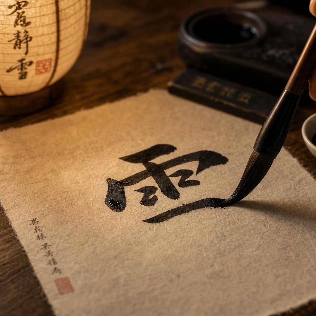 the chinese character 雪 (xue) for snow combines the rain radical with a sweeping hand component
