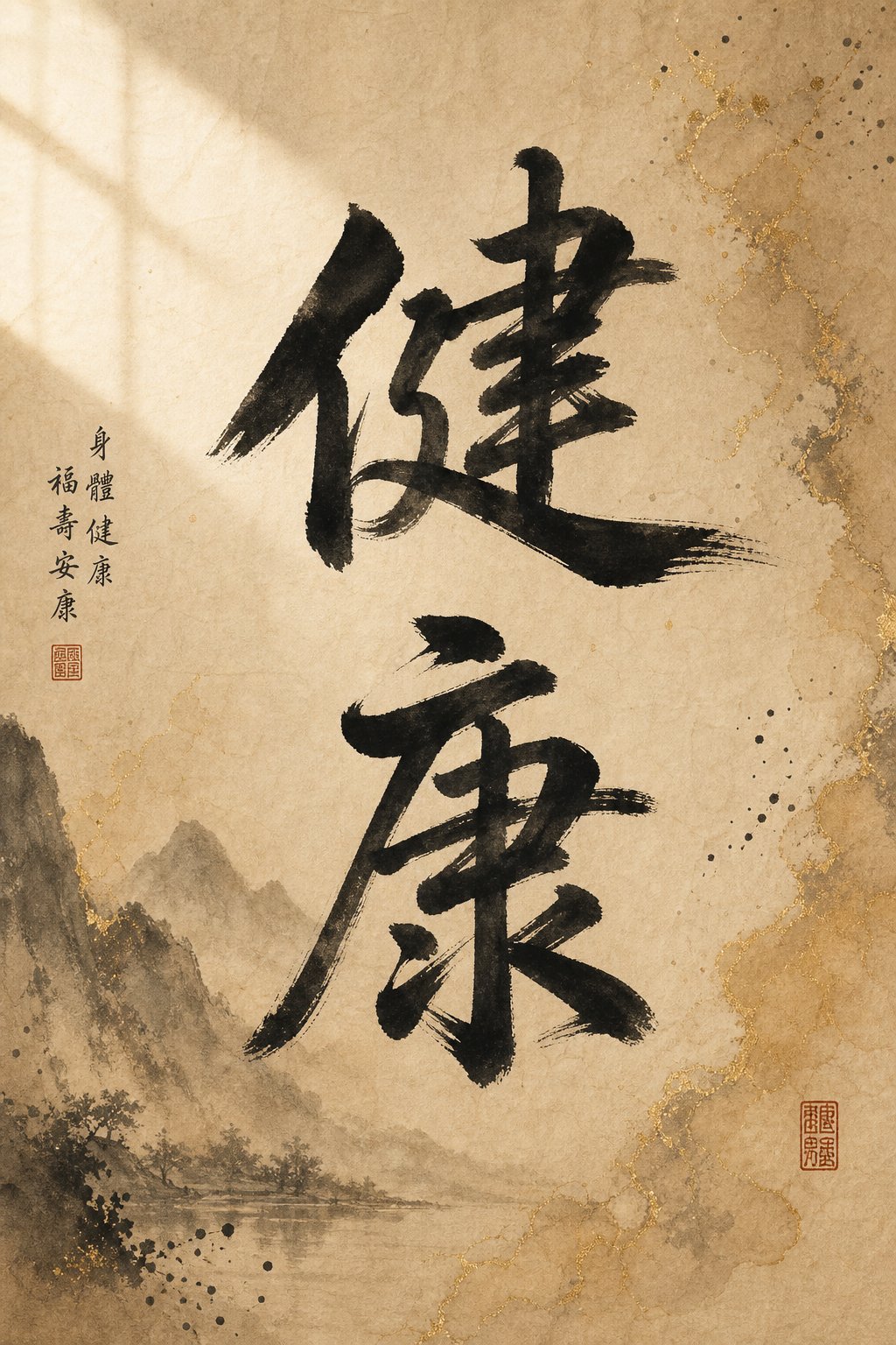 Health Chinese Character Meaning Decoded: 健康 Radical by Radical
