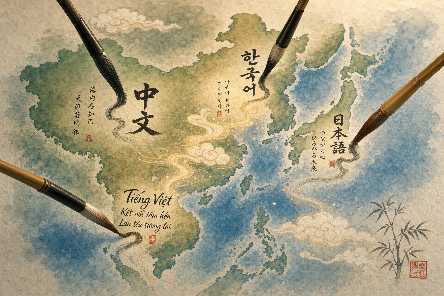 the dragon character traveled from china to japan korea and vietnam adapting to each language while preserving shared meaning