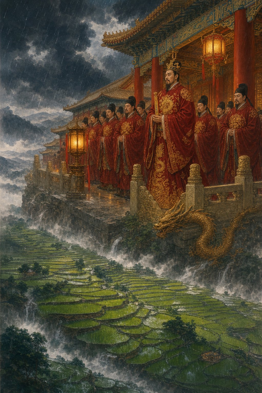 the dragon symbolized imperial authority and rain bringing power essential to china's agricultural civilization