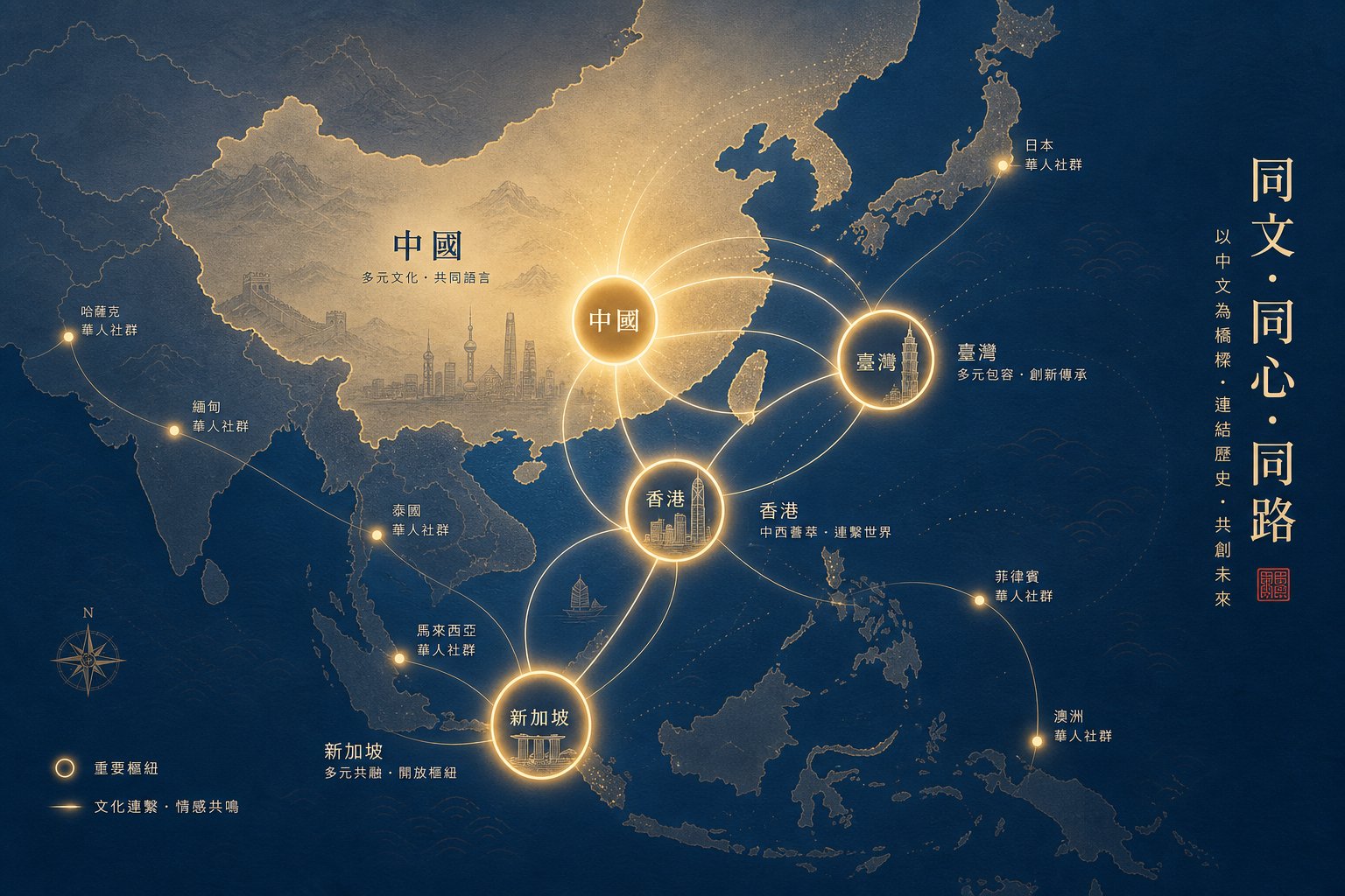 the eight term cousin system remains consistent across all chinese speaking regions despite pronunciation differences