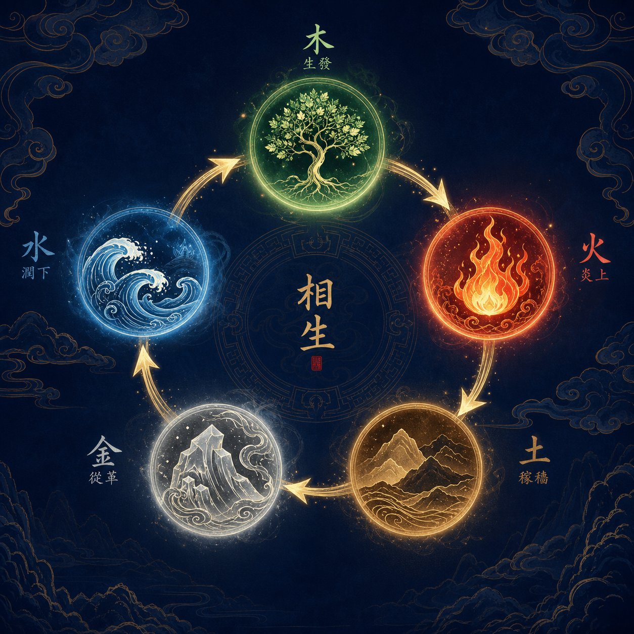 Five Elements Generation Cycle Names That Most Students Get Wrong