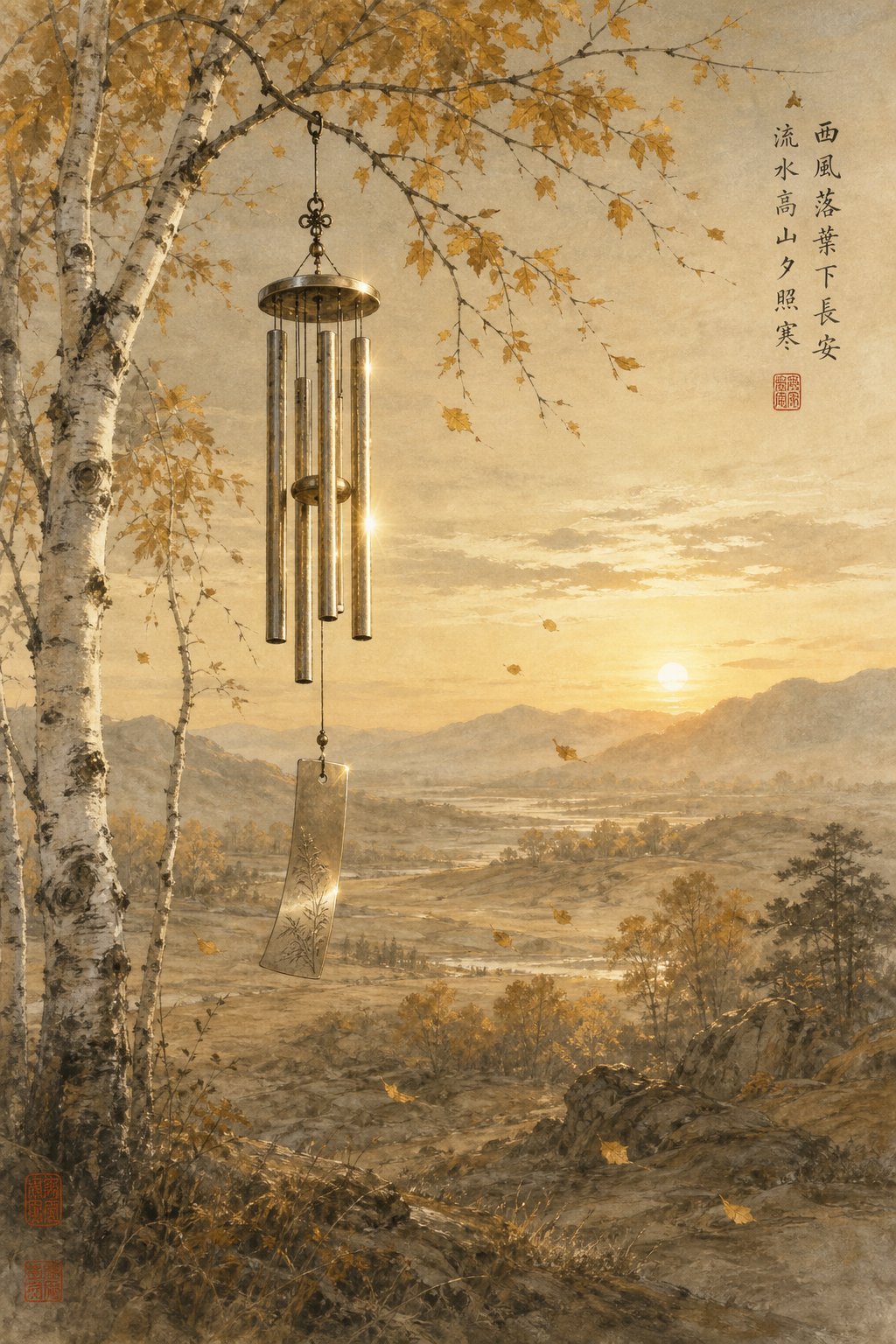 the metal element in chinese philosophy corresponds to autumn the west direction and the color white