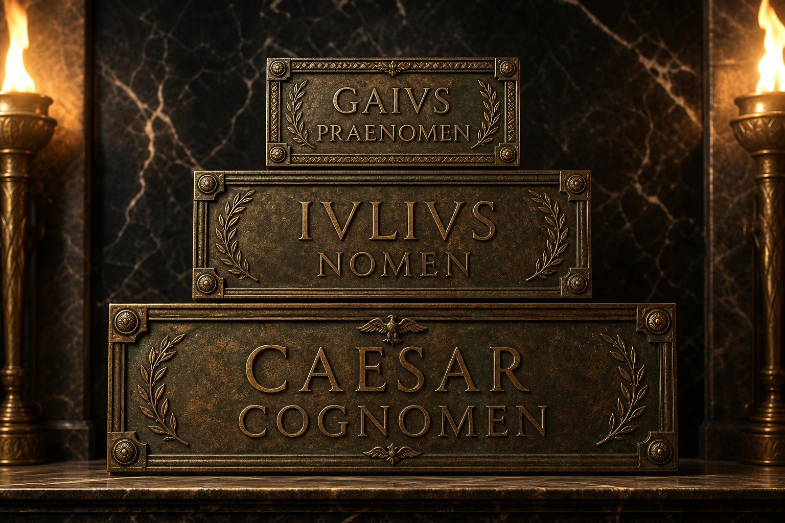 the roman tria nomina system organized citizen identity through three distinct name components