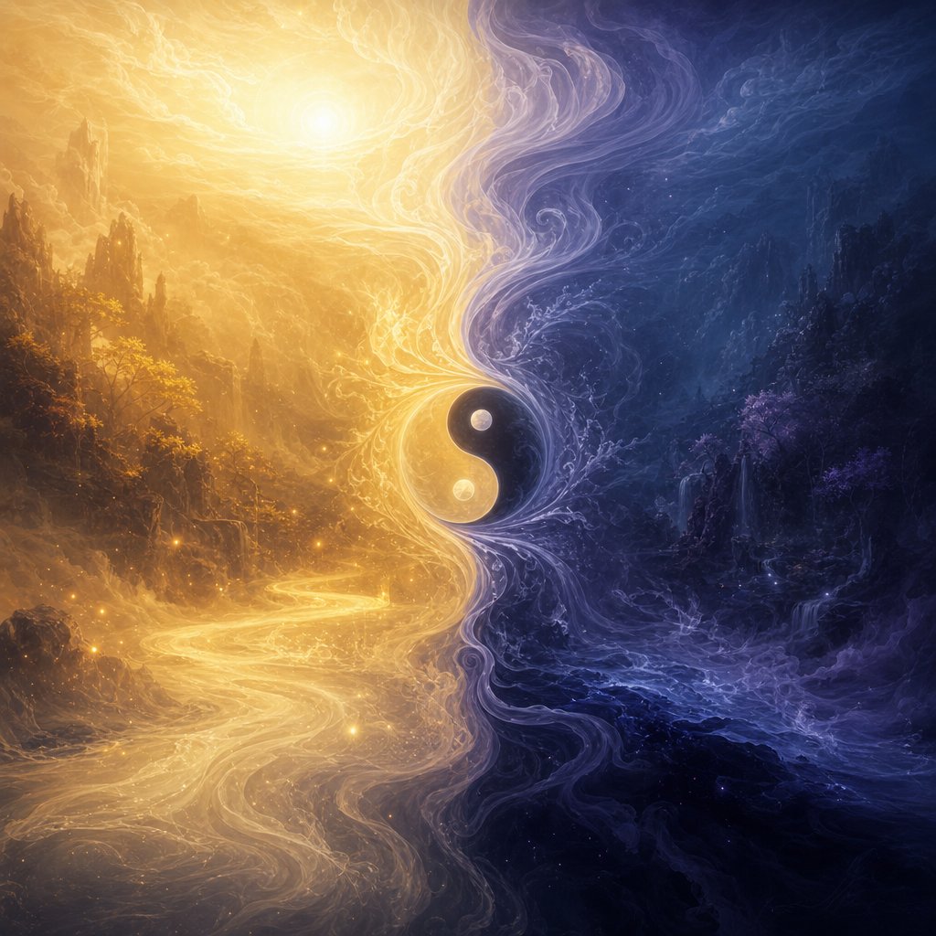 the yin yang duality of chinese spirit ascending shen and descending gui as complementary cosmic forces
