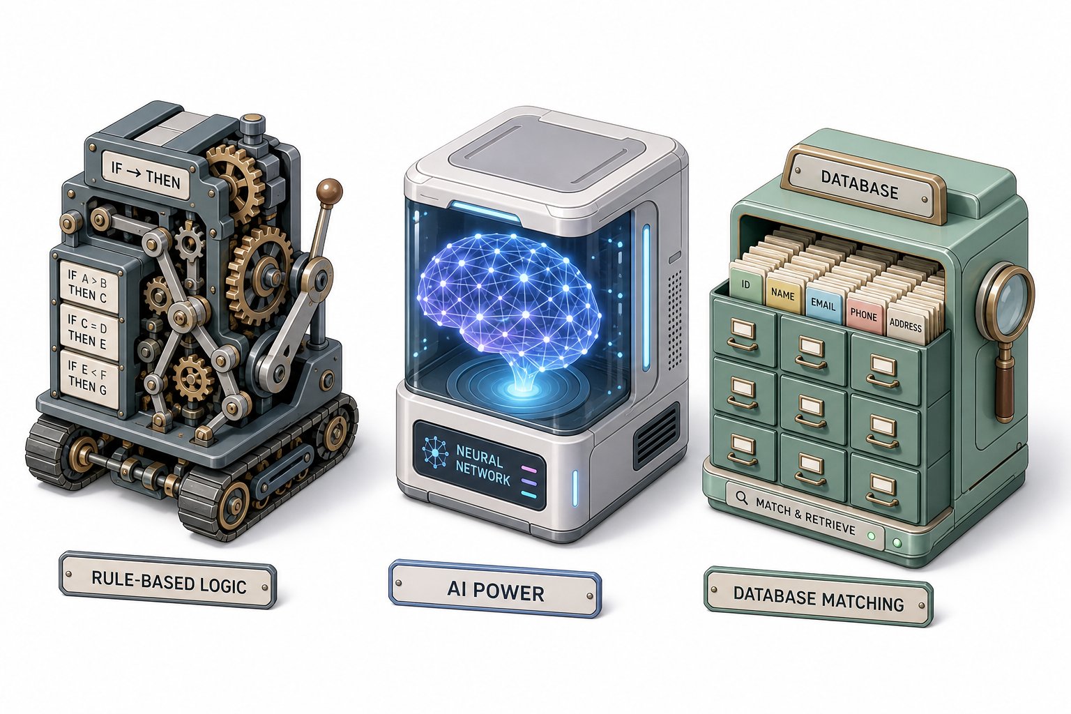 three types of combo name generators rule based ai powered and database matching