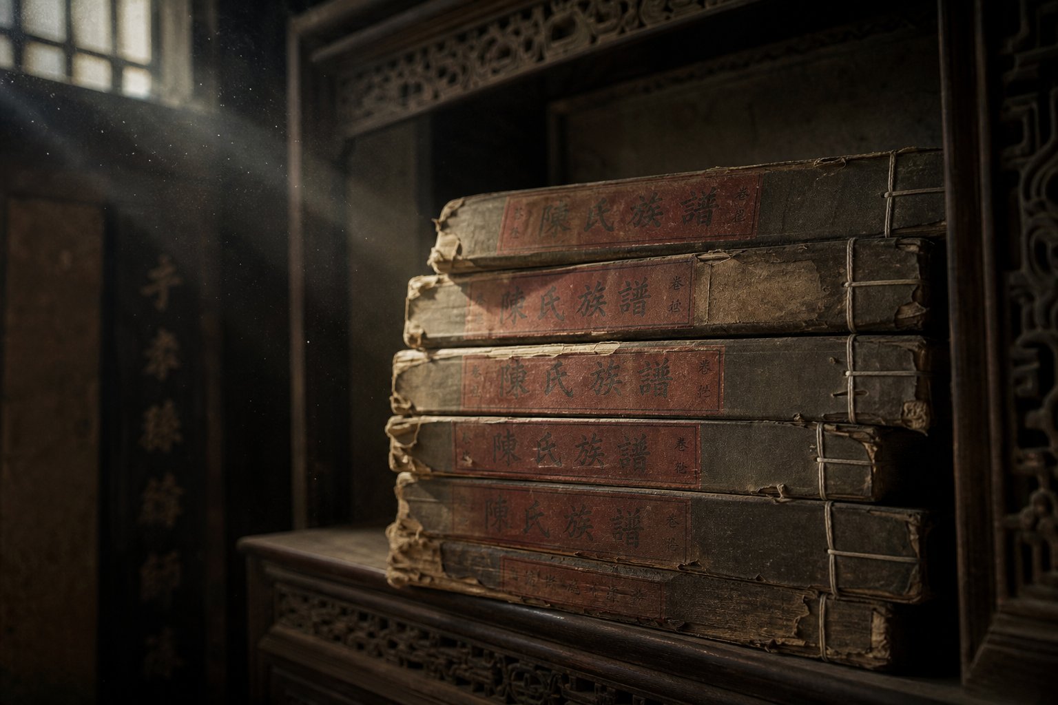 traditional chinese clan genealogy books preserving records of rare and nearly extinct family surnames