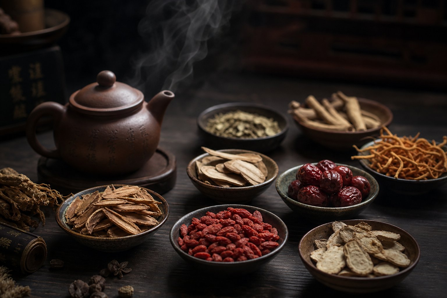 traditional chinese herbal ingredients used in heart nourishing formulas rooted in the tian xin philosophy