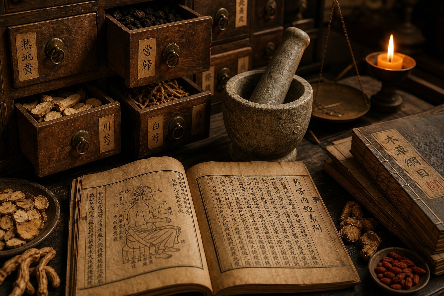 traditional chinese medicine herbs and texts where wind is classified as a primary pathogenic force causing illness