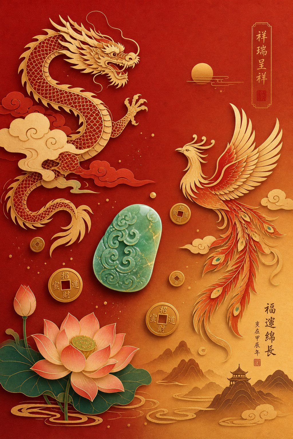 traditional chinese symbols like dragons phoenixes and jade carry centuries of cultural meaning in restaurant naming