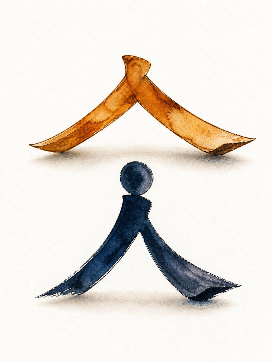visual breakdown of how radicals combine to form meaning in chinese peace characters