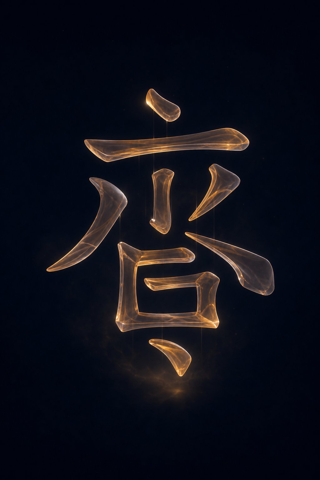 visual concept of chinese character decomposition showing how radicals and components combine to build layered meaning
