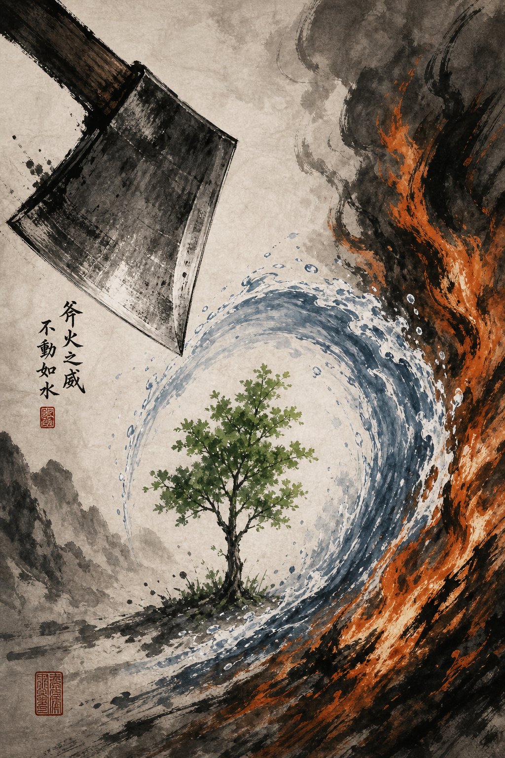 visual representation of elemental clashes that weaken wood energy in chinese naming