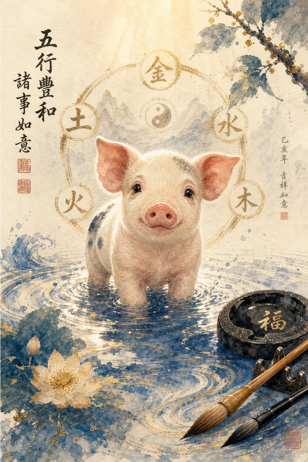 Water Pig Chinese Baby Names Decoded: Traits, Radicals, and BaZi