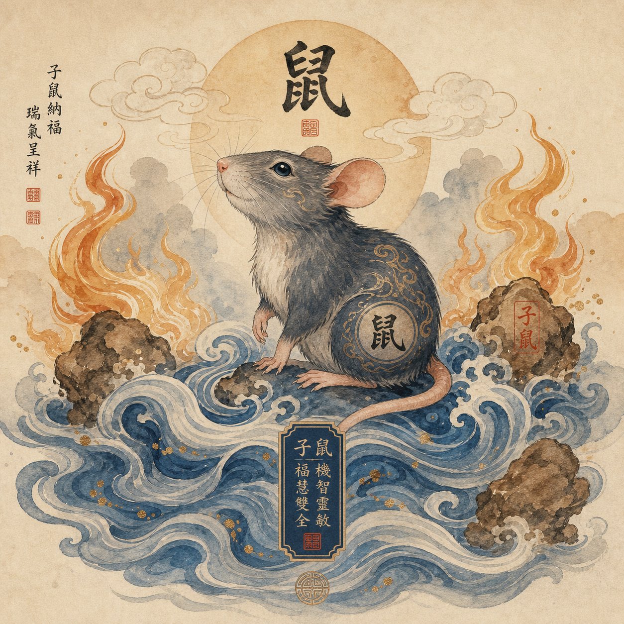 Water Rat Chinese Baby Names: Crack the Double-Water Code