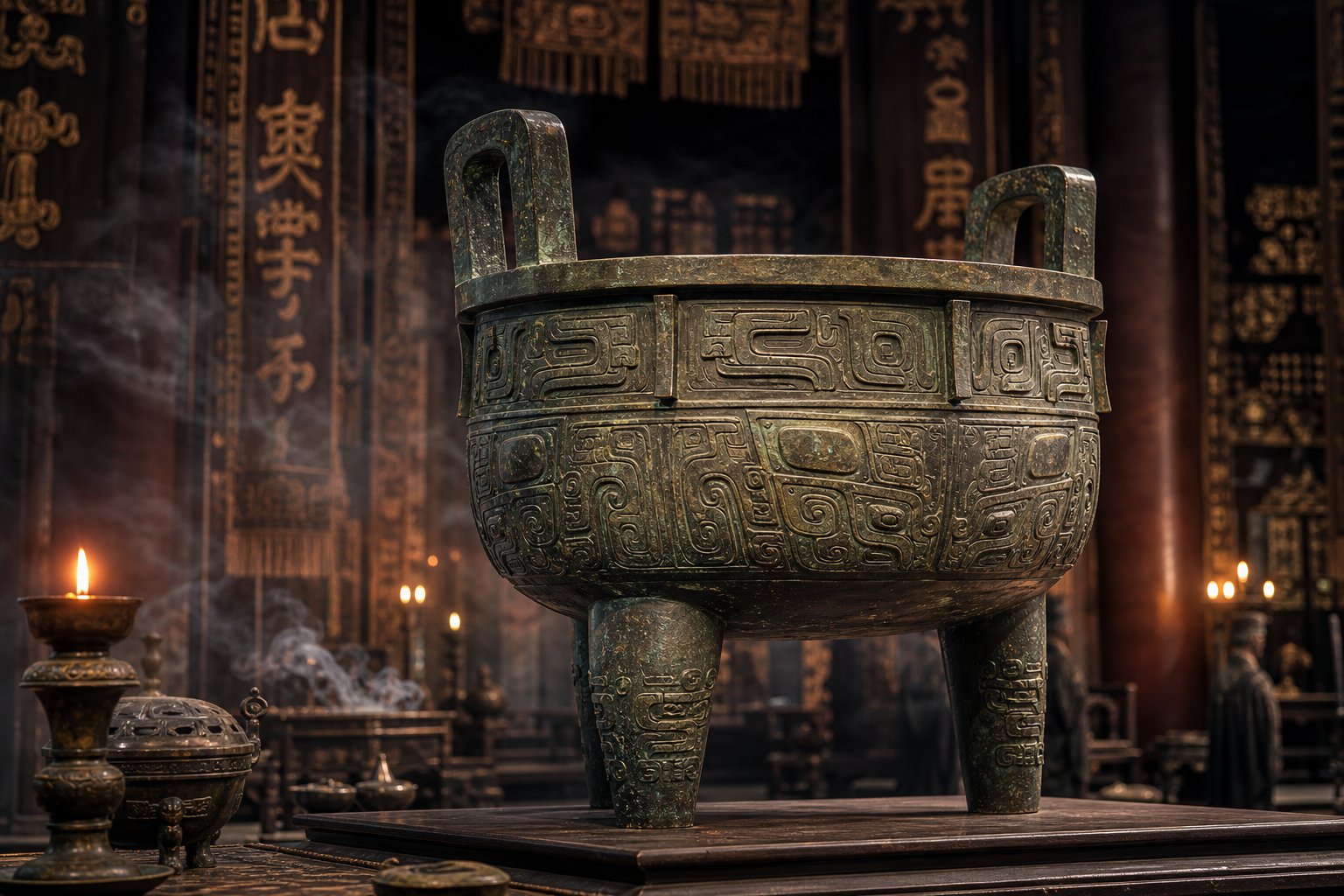 western zhou bronze vessel symbolizing the feudal states that gave rise to the guo surname