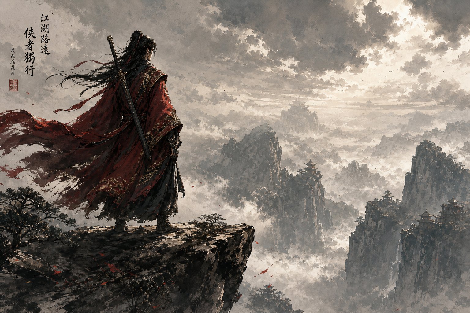 wuxia inspired warrior character representing the art of authentic chinese name creation for fiction
