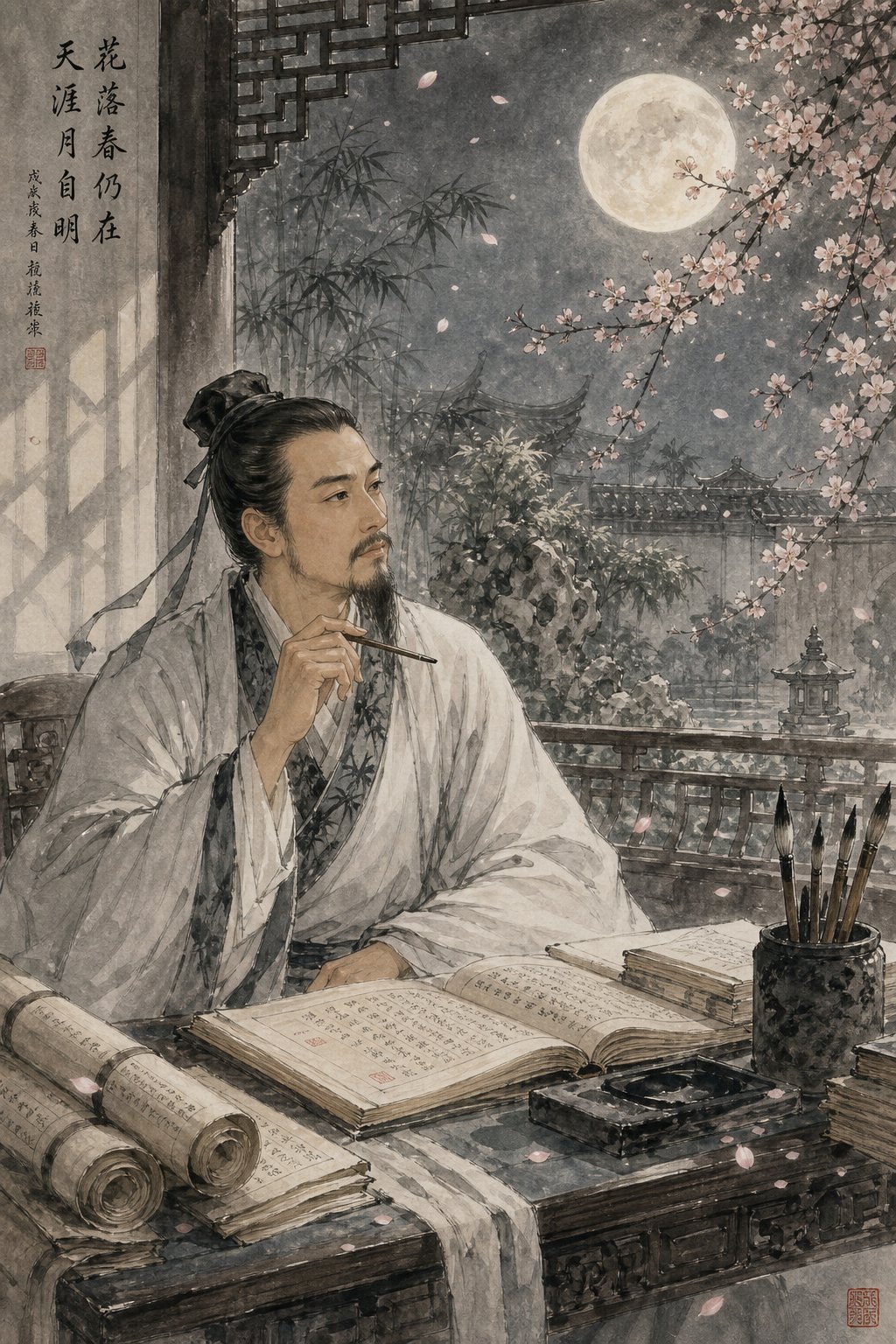 a classical chinese scholar representing the intellectual legacy of notable he surname bearers across dynasties