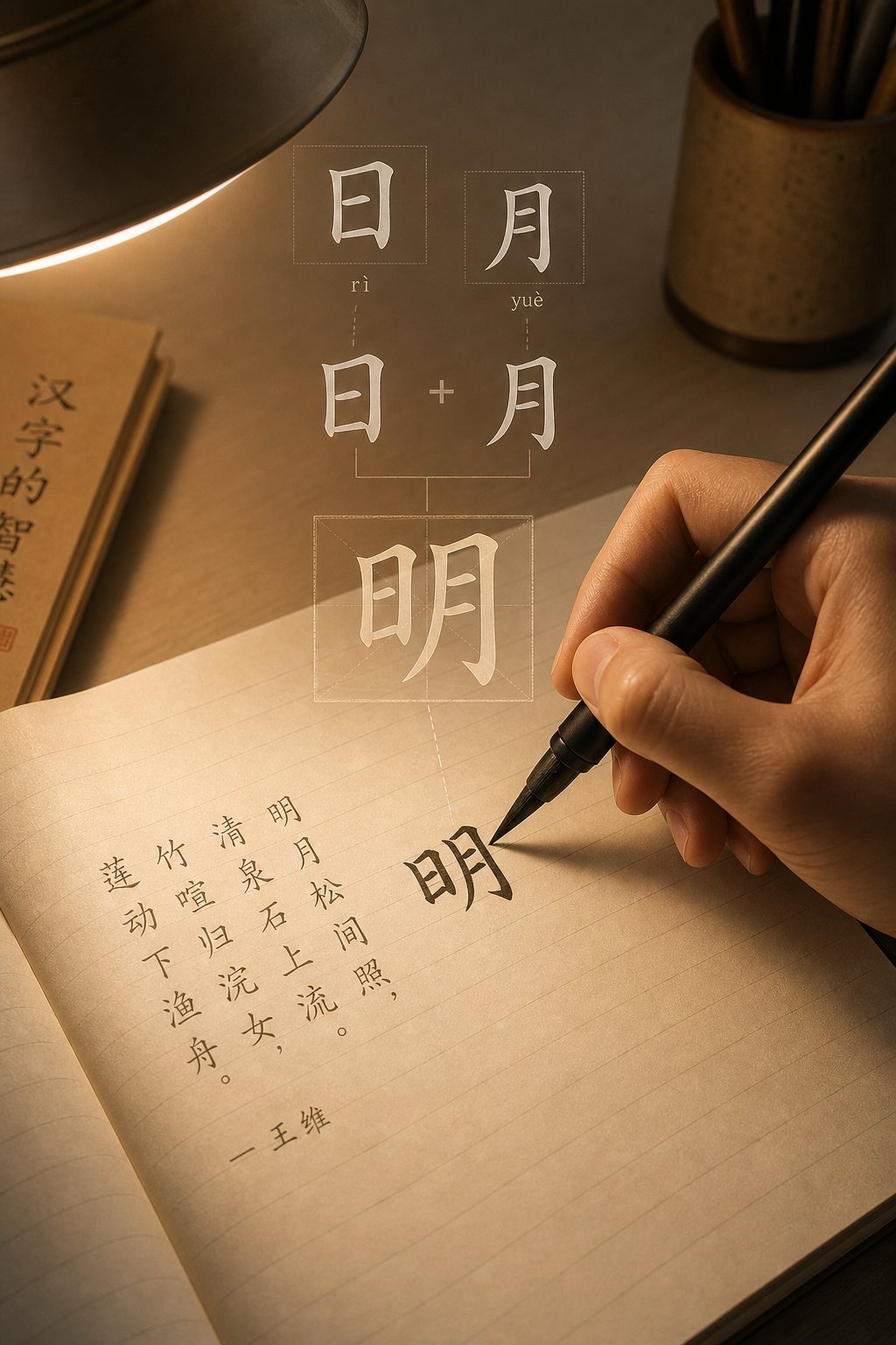 breaking characters into etymological components transforms memorization from rote repetition to logical understanding