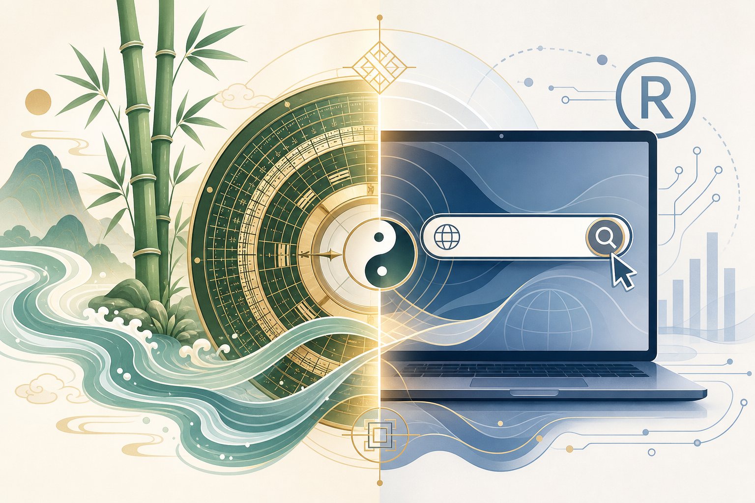 bridging traditional feng shui principles with modern trademark and domain branding strategy