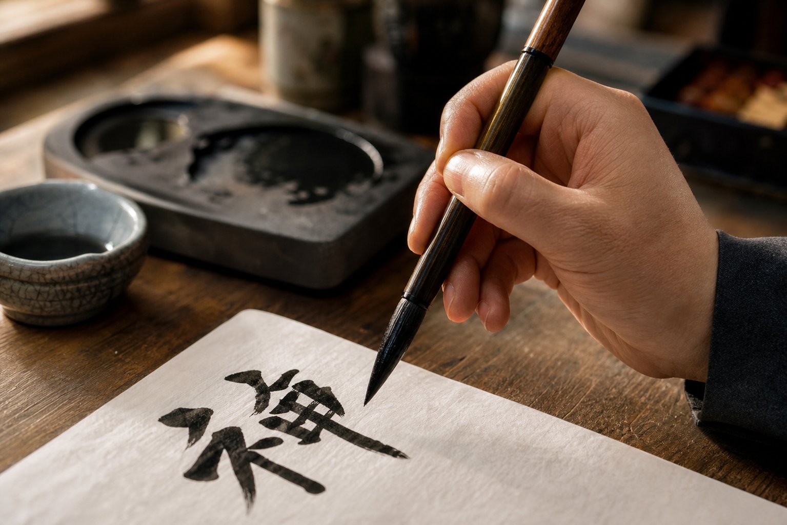 careful brushwork and verification are essential when selecting chinese characters for permanent tattoos or artwork
