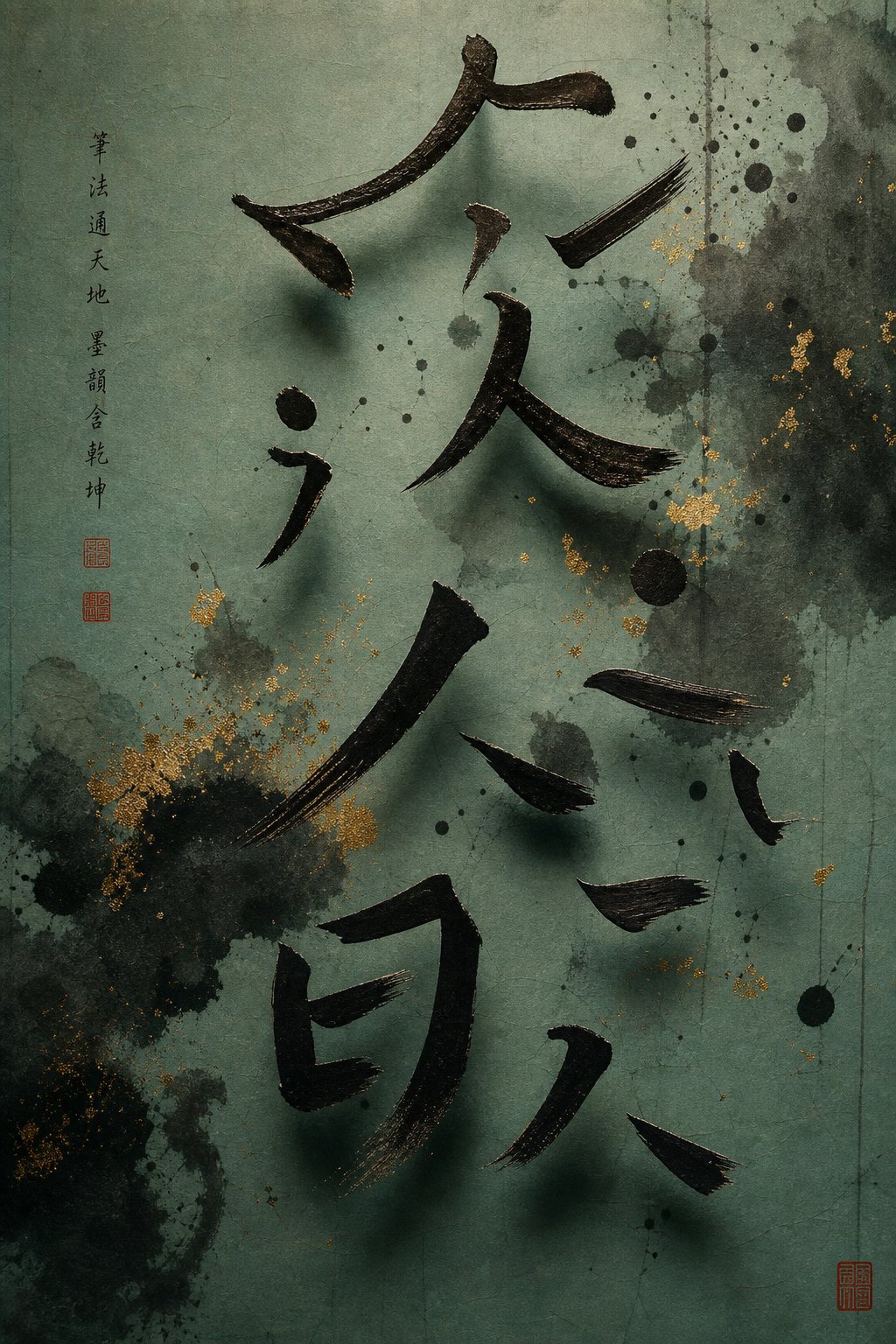chinese character radicals arranged artistically representing the structural building blocks of zodiac aligned names