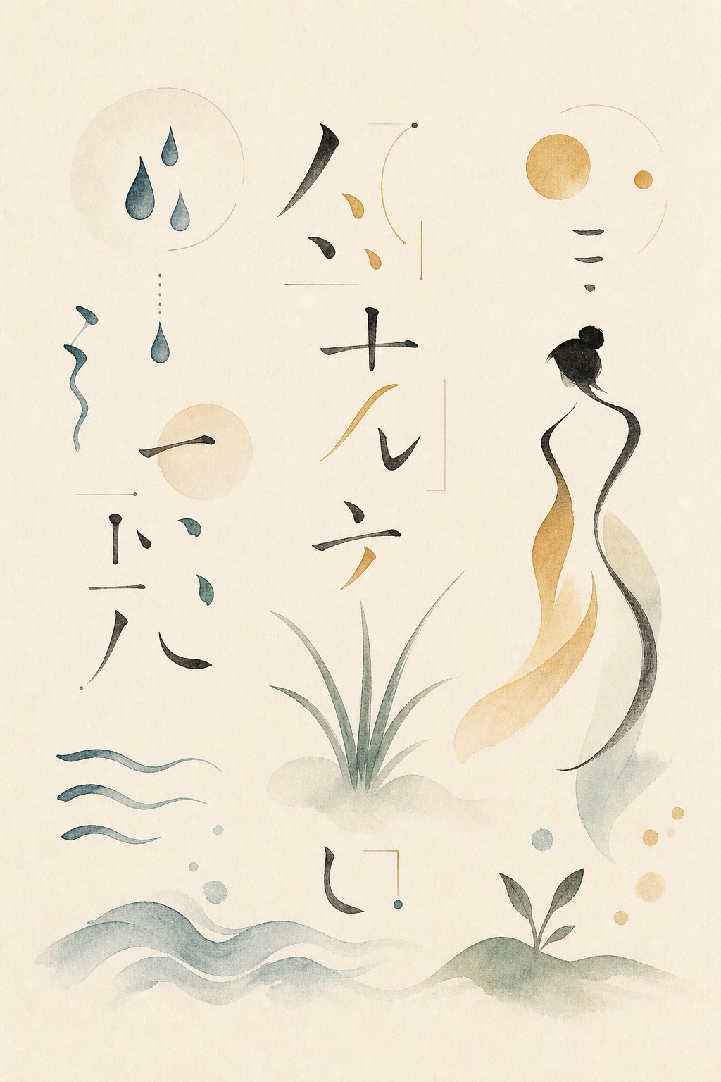 chinese character radicals reveal hidden meanings water grass and woman components distinguish the three jiang characters