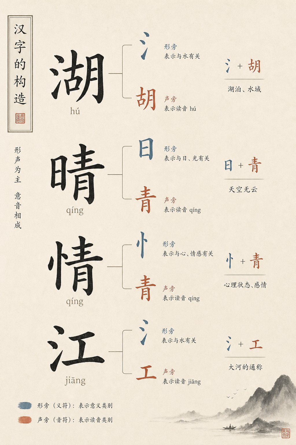 Chinese Character Meaning Isn't Random: Here's The System