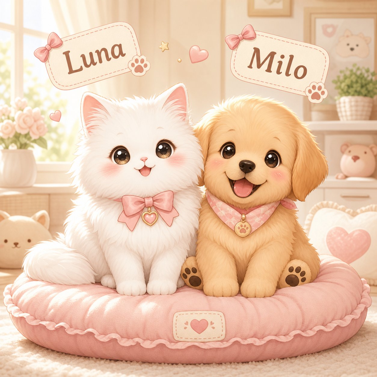 chinese pet names for cats and dogs often draw from food luck and appearance based themes