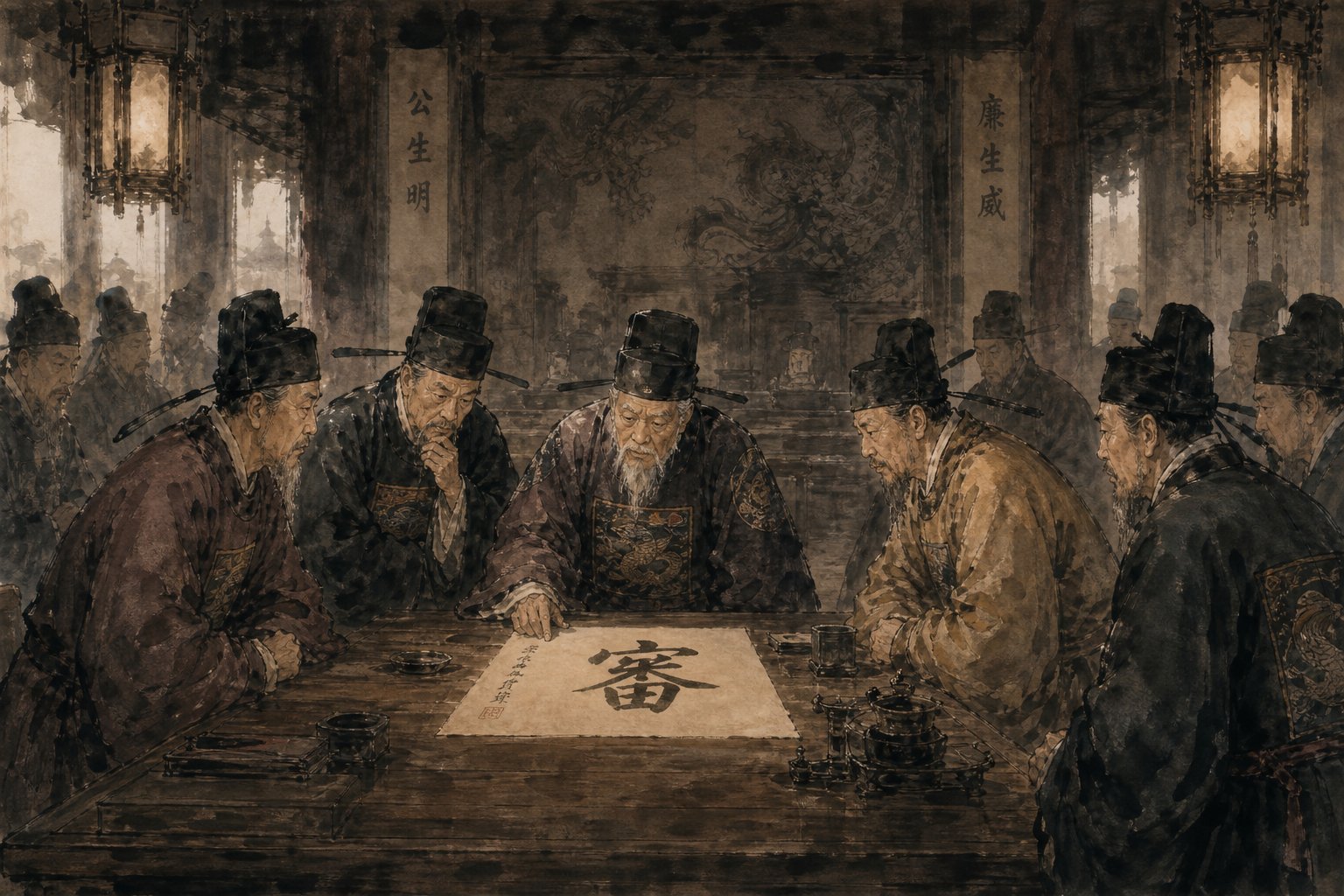 court officials deliberated over posthumous characters that would define an emperor's legacy forever