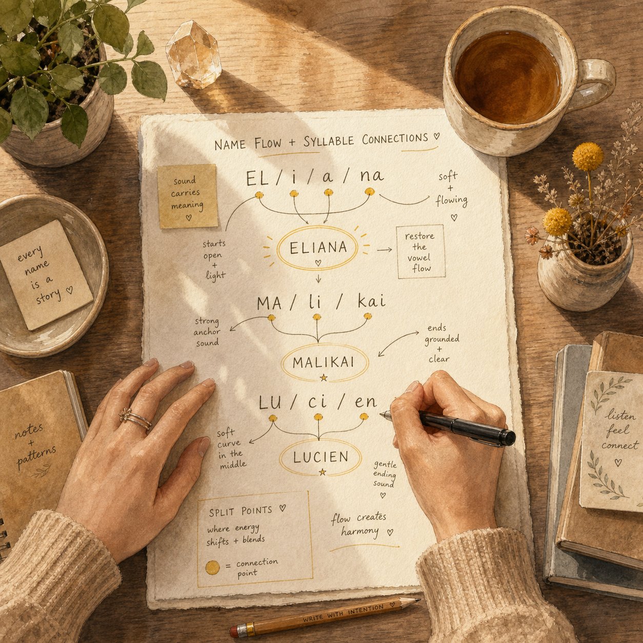 creating name mashups manually lets you control every split point and phonetic decision