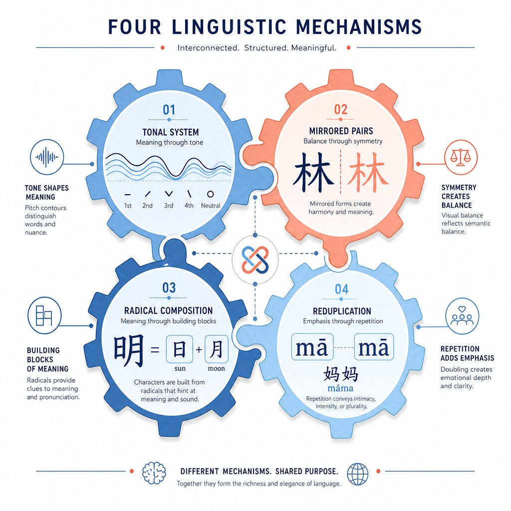 four linguistic mechanisms power chinese nickname creation tonal puns homophones character decomposition and reduplication