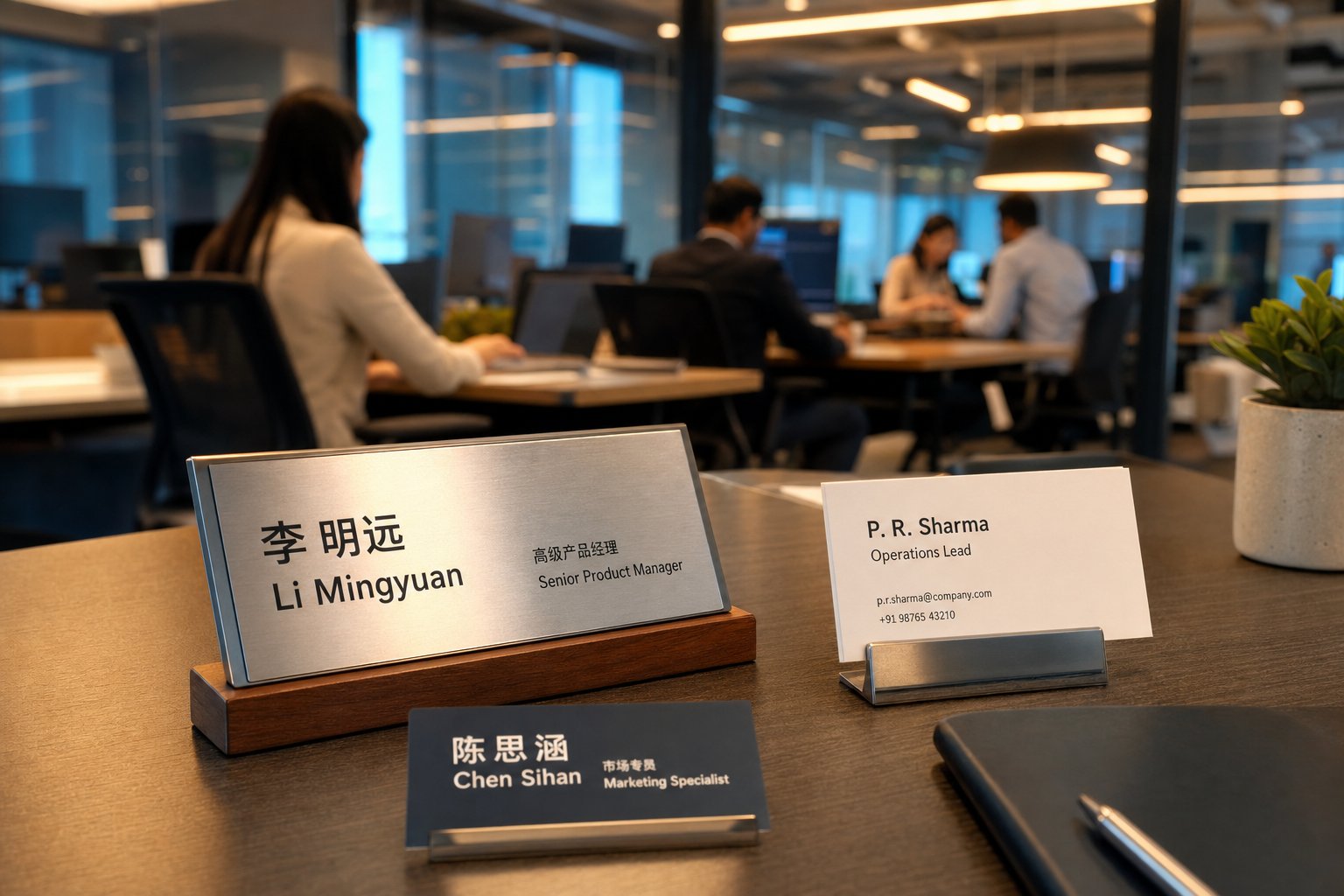 globalization pushes chinese families to add western names and indian families to simplify traditional naming formats for international contexts