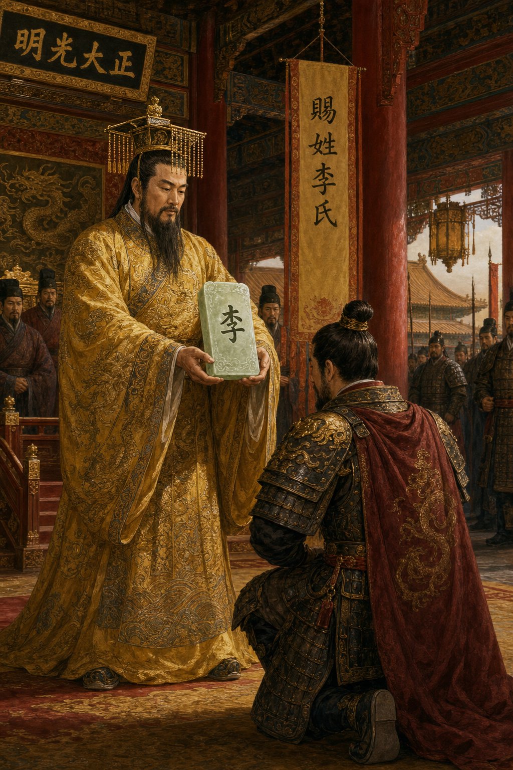 imperial surname grants allowed emperors to absorb loyal subjects into the royal patriline