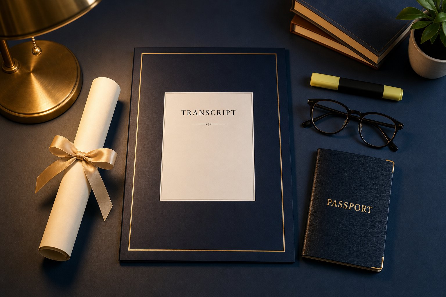 maintaining consistent name spelling across academic records and passport prevents credential verification delays