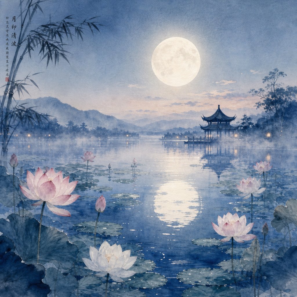 moon and lotus imagery representing yin balance in tiger year girl names