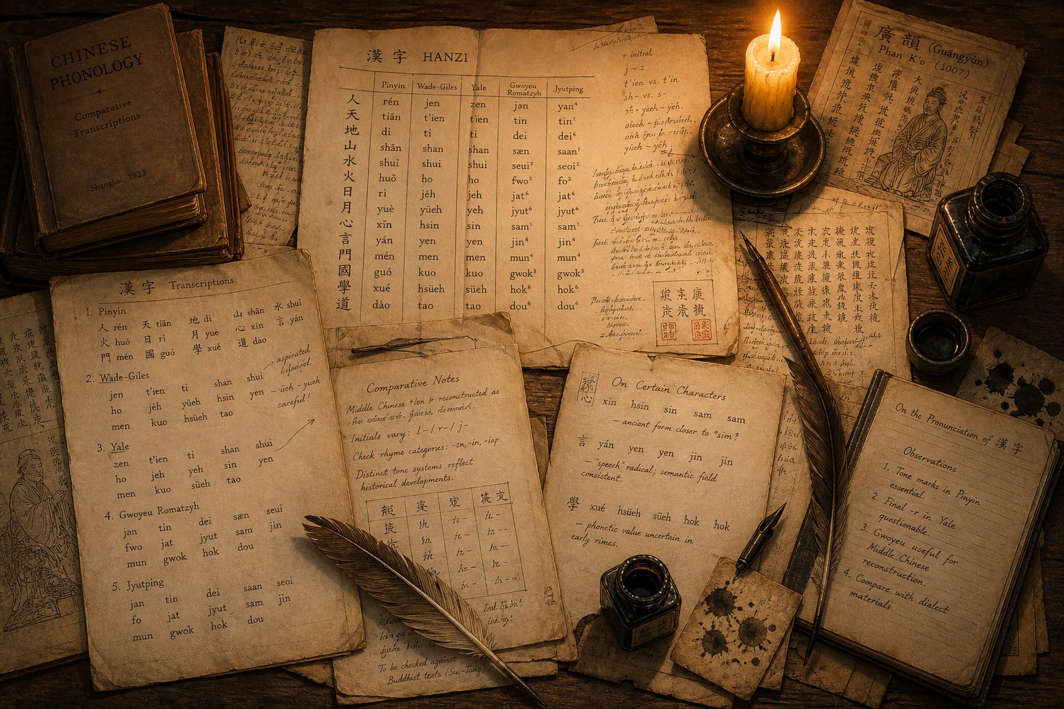 multiple romanization systems produced different latin spellings for the same chinese characters over centuries