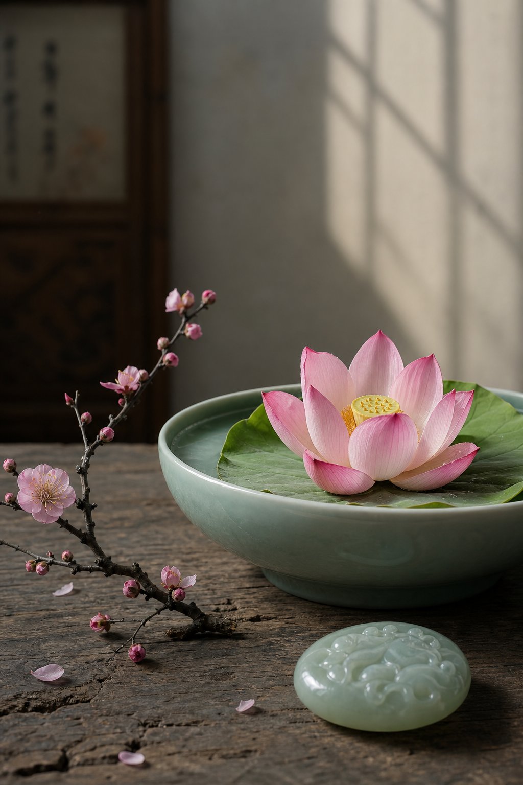 nature imagery like lotus plum blossom and jade carries deep symbolic meaning in chinese naming traditions