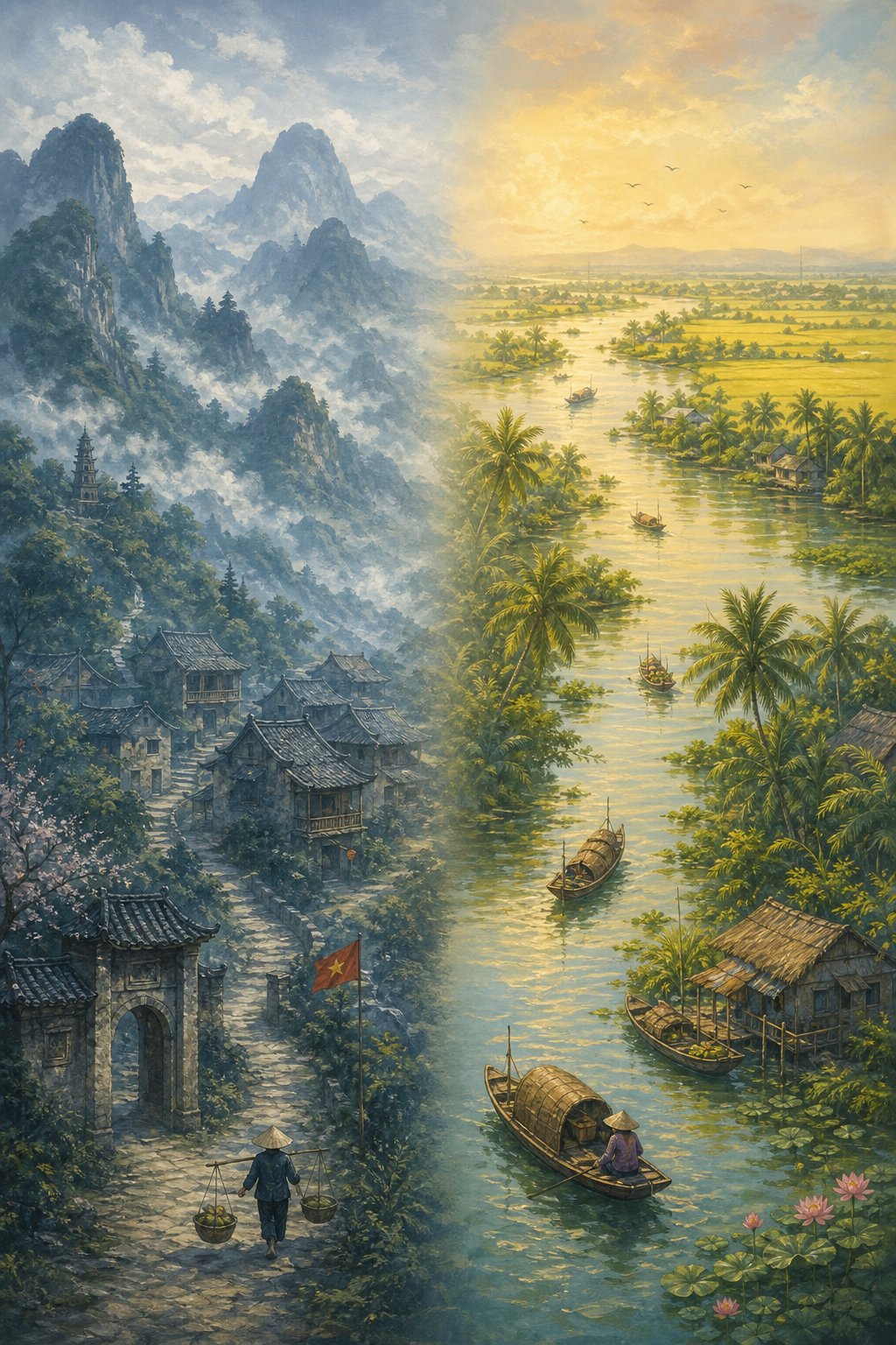 northern and southern vietnam have distinct naming preferences shaped by regional culture