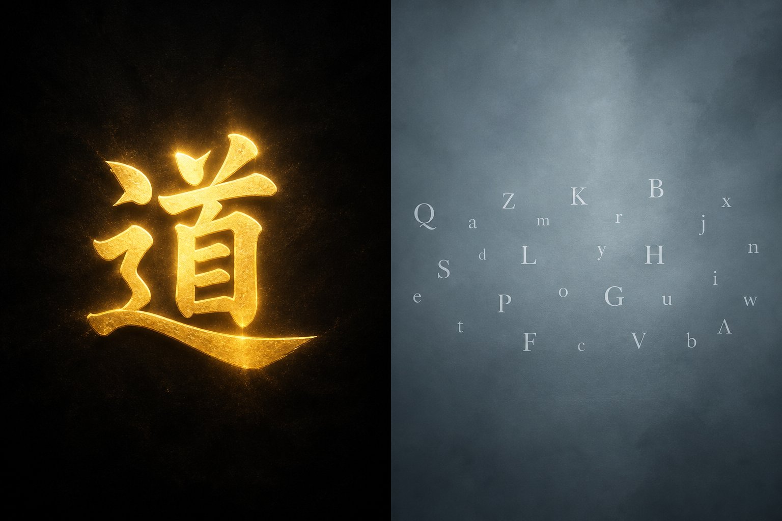 one chinese character carries the meaning that multiple alphabet letters convey in english