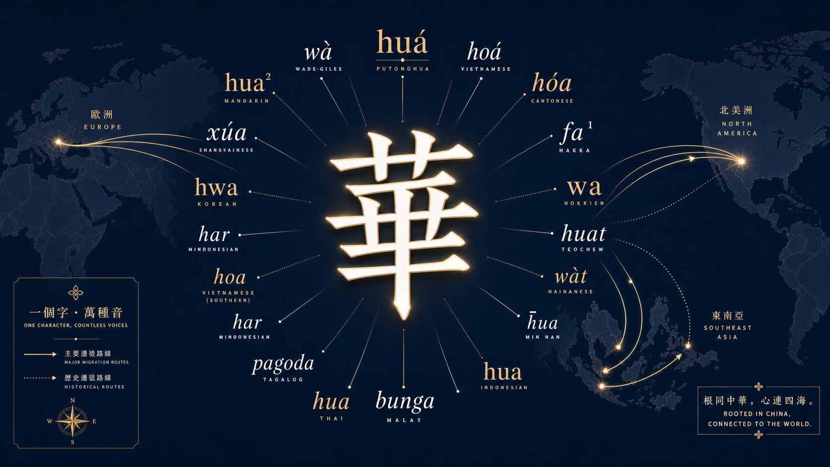 one chinese surname character can appear as many different english spellings depending on dialect and country of immigration