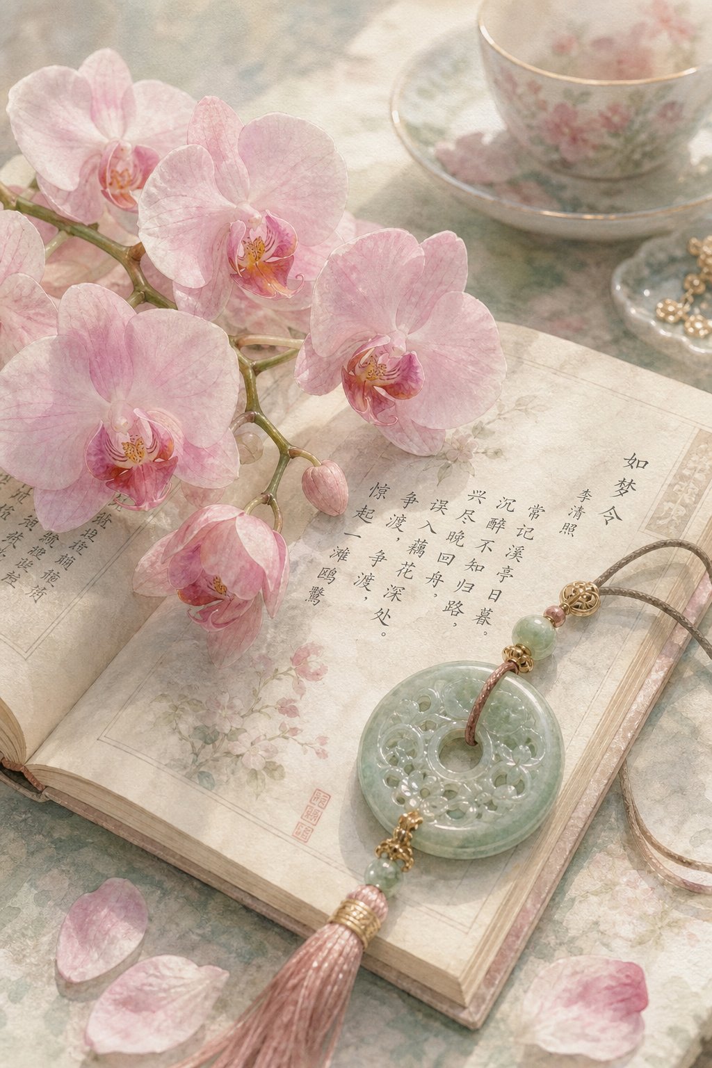 orchids and jade symbolizing the poetic beauty behind unique chinese girl names