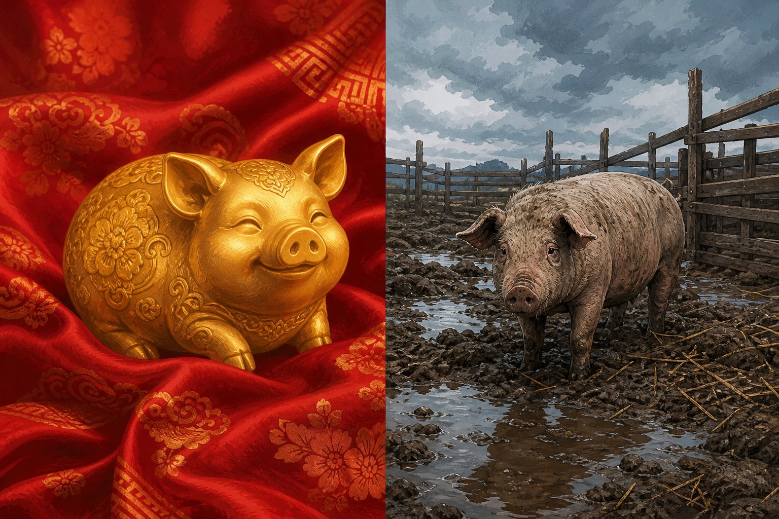 pigs symbolize prosperity and wealth in chinese culture while carrying negative associations in the west