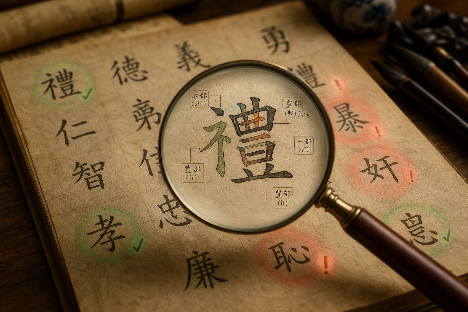 radical decomposition reveals whether a character truly conflicts with snake zodiac or triggers a false alarm