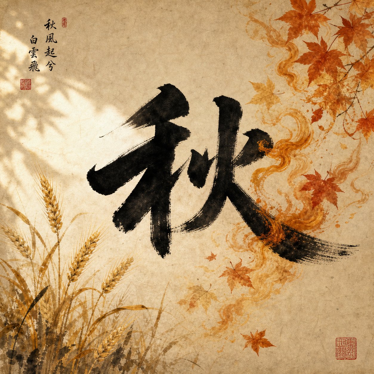 Why Fire Hides Inside 秋: Autumn Chinese Character Meaning Decoded