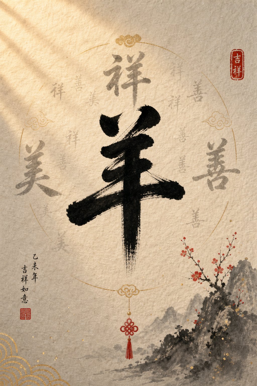 Lucky Chinese Characters for Year of the Goat Are Hiding a Secret