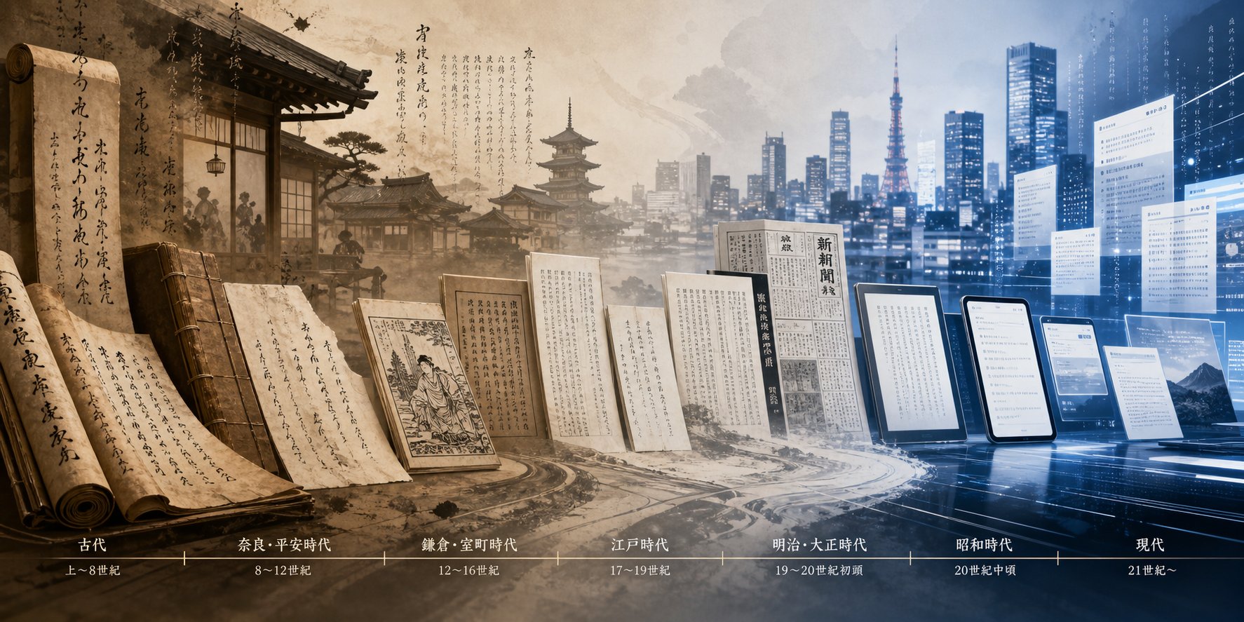 the evolution of japanese naming traditions from ancient scrolls to modern documents spanning centuries of cultural change
