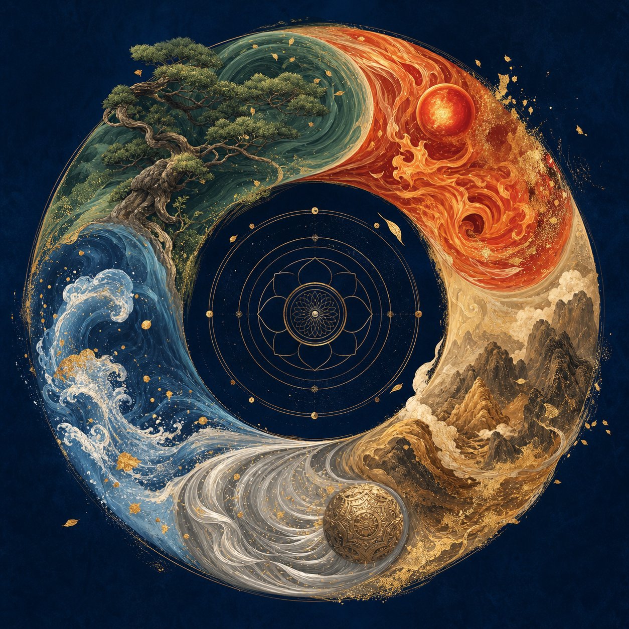 the five elements cycle governed ming dynasty naming linking each generation to wood fire earth metal or water