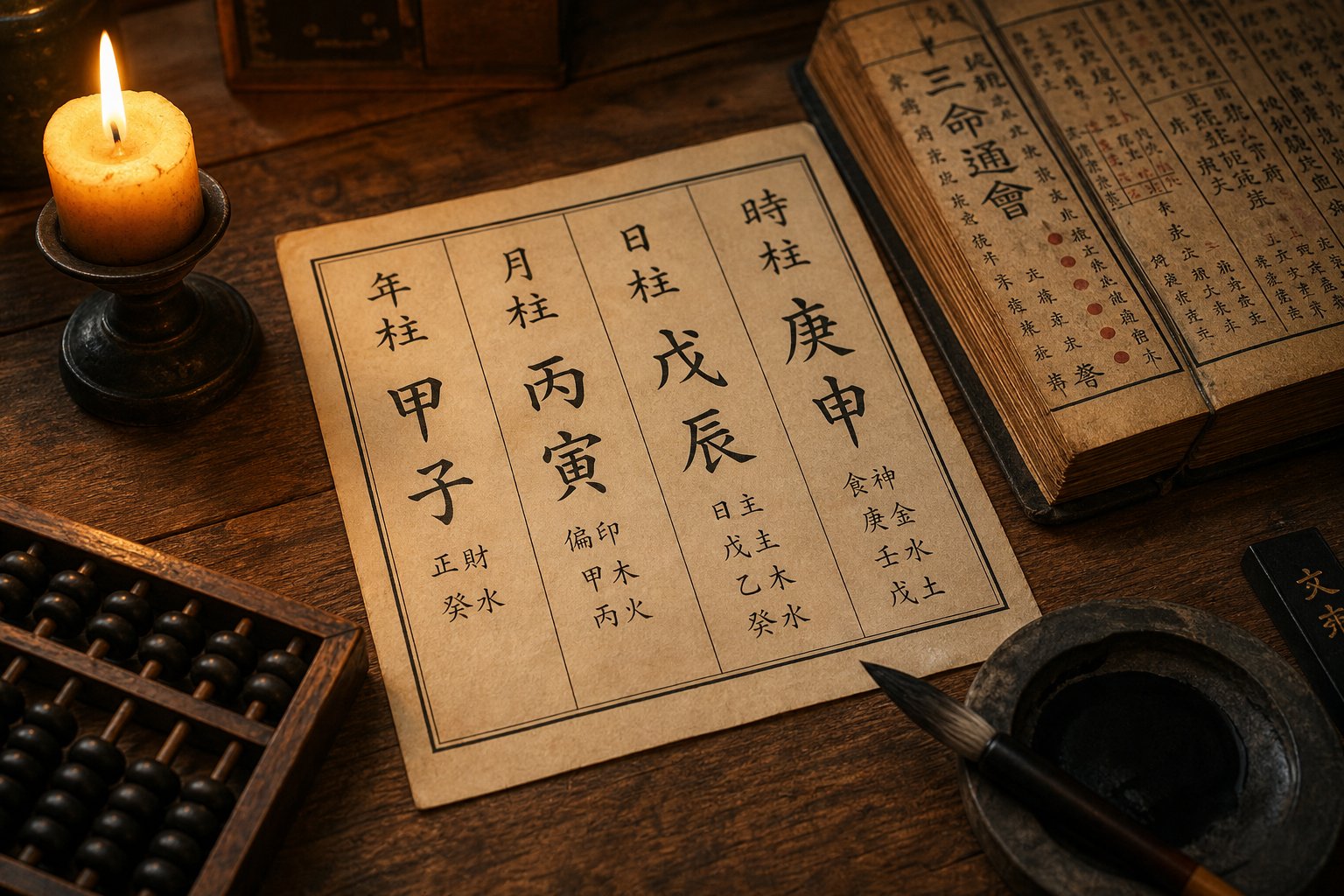 the four pillars birth chart forms the foundation for identifying which element a name should strengthen