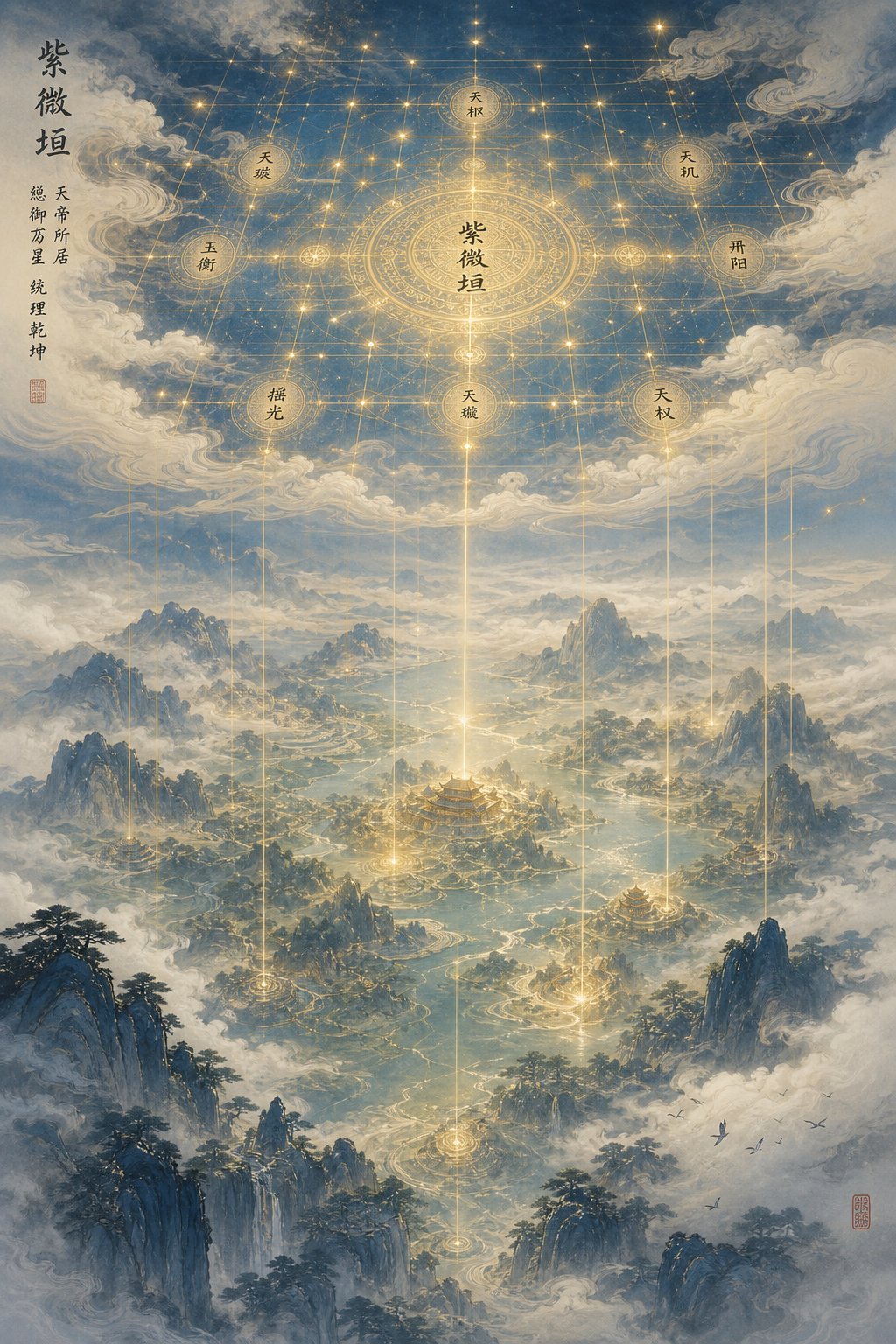 the heaven grid represents inherited ancestral fortune and early life influences in wuge name analysis